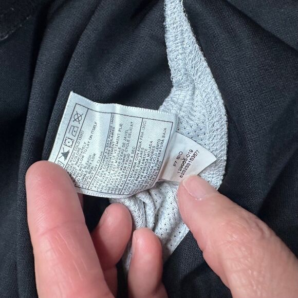 Nike Dri-FIT Men’s Black Gray Long Sleeve Athletic Shirt Size L Performance Top - Picture 4 of 5